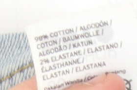 Topshop Women Blue Denim Shorts Size 10