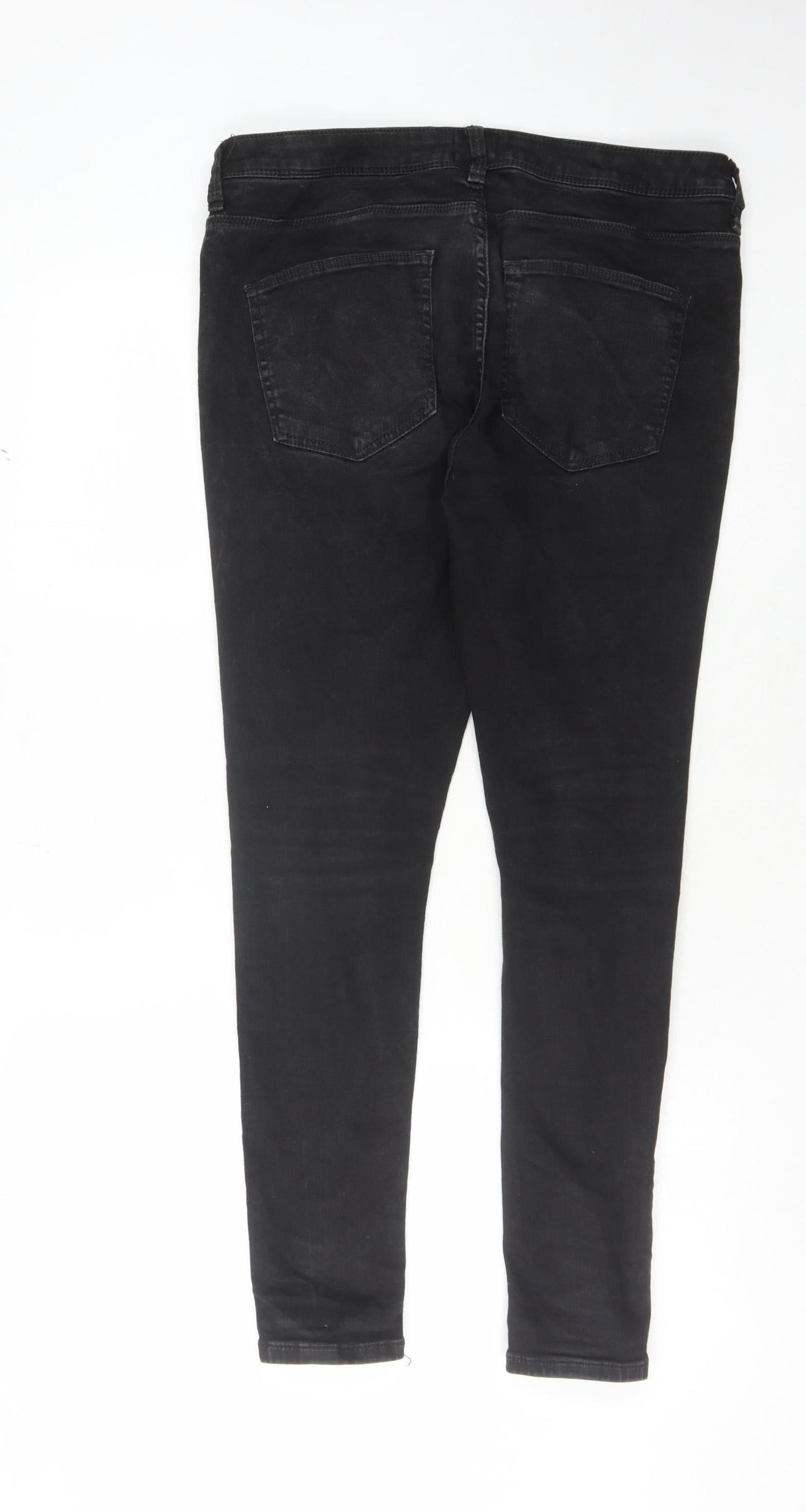 Mens UK Size 32 River Island  Skinny Black Jeans