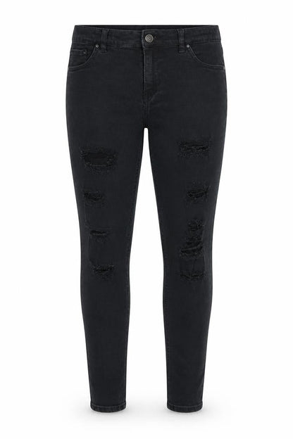 Womens UK Size 10 Topshop Slim Fit Skinny Black Jeans