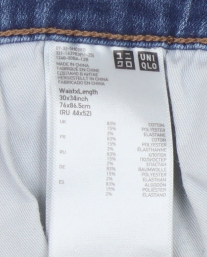 Uniqlo Women's Blue Jeans Size 10 Regular Denim