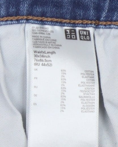 Uniqlo Women's Blue Jeans Size 10 Regular Denim