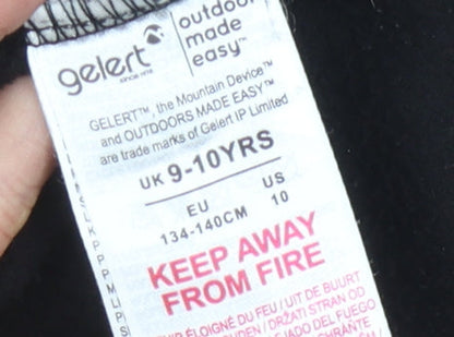 Gelert Boys Black Zip Jacket 9-10 Years