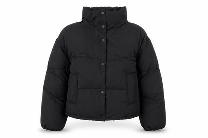 Womens UK Size S Pull & Bear Black Puffer Jacket