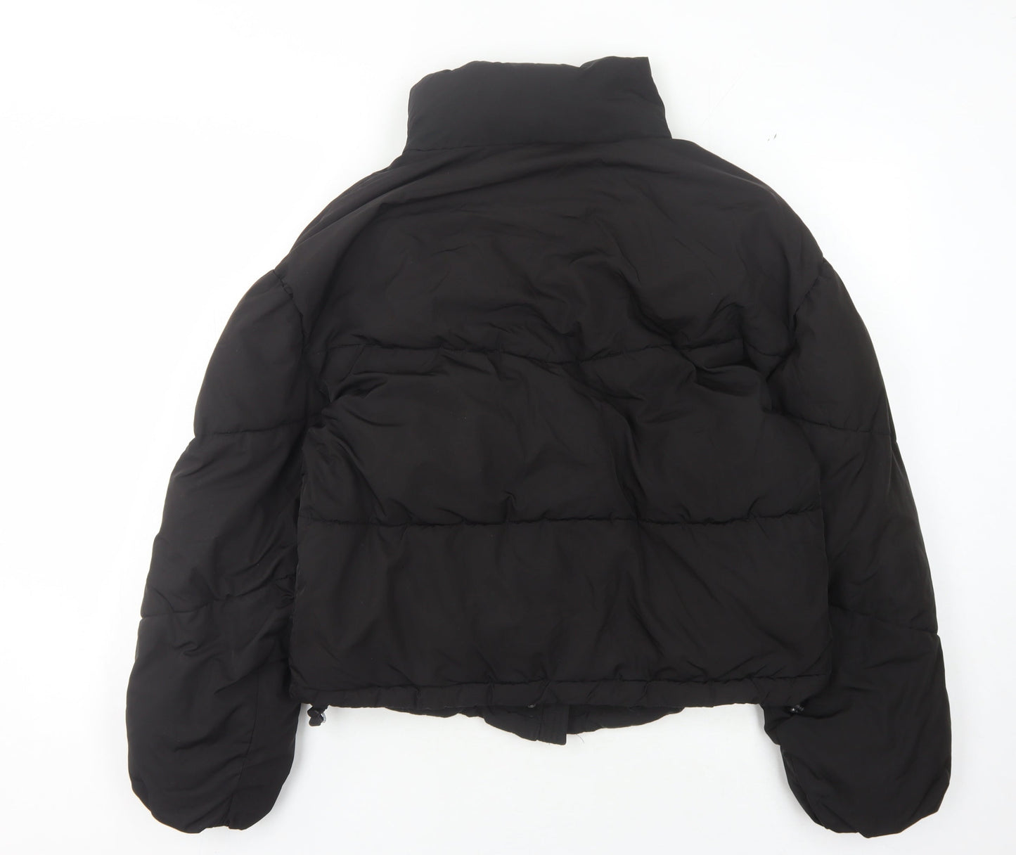 Pull & Bear Women's Black Puffer Jacket S