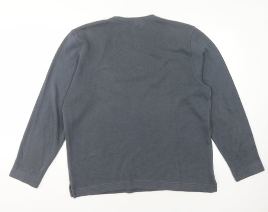 Gap Men's Grey Pullover Jumper Size L