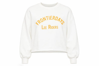 Unisex Adults UK Size L Lee White Pullover Sweatshirt
