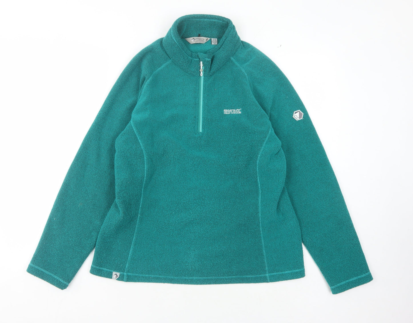 Regatta Women's Green Fleece Sweatshirt, Size 12