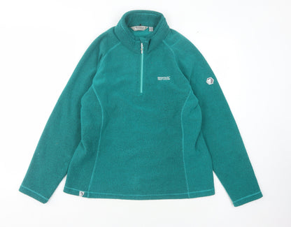 Regatta Women's Green Fleece Sweatshirt, Size 12
