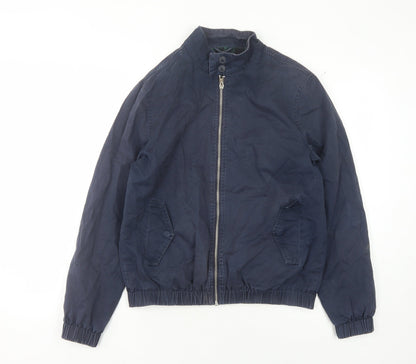 Mens UK Size S Topman Blue Basic Jacket