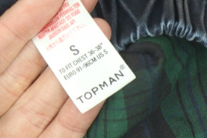Mens UK Size S Topman Blue Basic Jacket