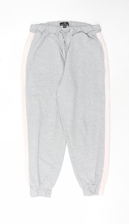 Honey Behave Women's Grey Jogger Trousers M