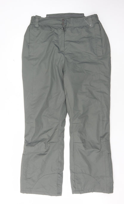 Mountain Warehouse Women's Grey Snow Pants, Size 14