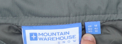 Mountain Warehouse Women's Grey Snow Pants, Size 14