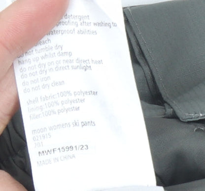 Mountain Warehouse Women's Grey Snow Pants, Size 14