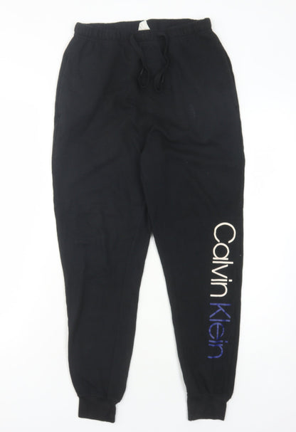 Calvin Klein Women's Black Jogger Trousers Size S