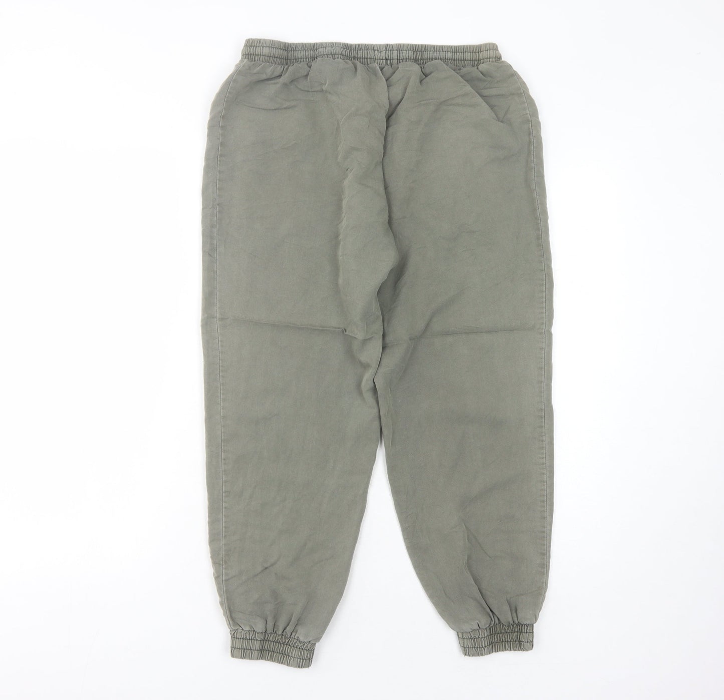 Womens UK Size 10 Dorothy Perkins Relaxed Fit Jogger Green Trousers