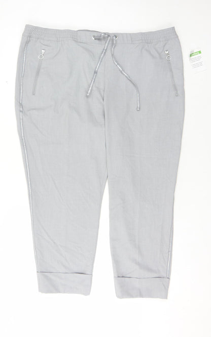Hamburg Women's Grey Jogger Trousers 24 Plus
