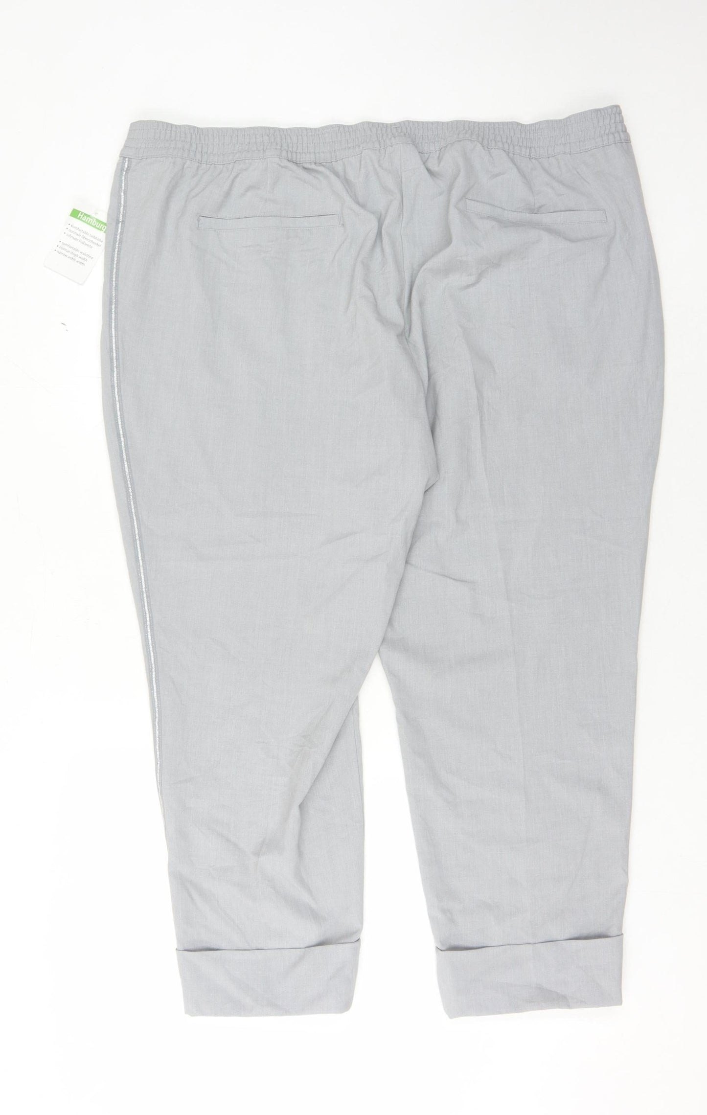 Hamburg Women's Grey Jogger Trousers 24 Plus