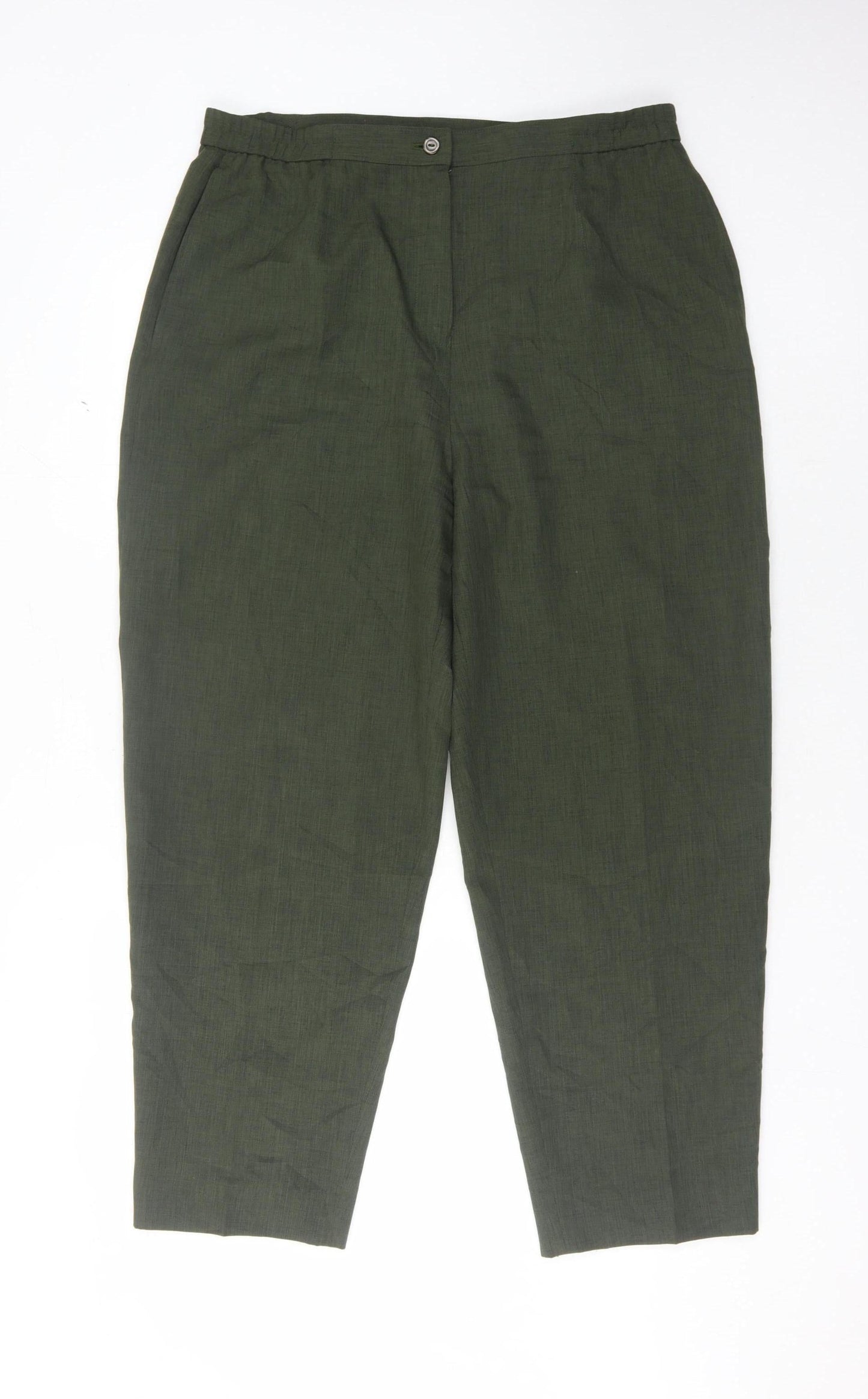 Womens UK Size 18 Eastex   Green Trousers