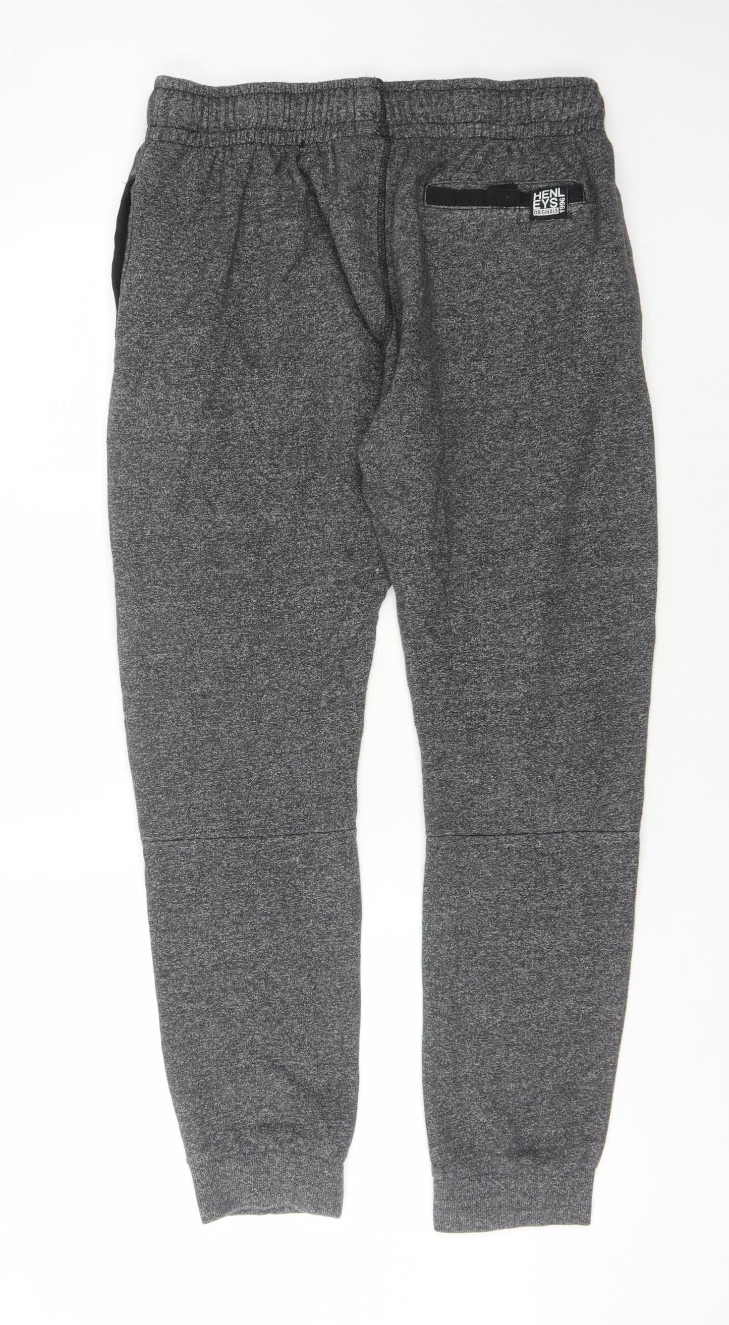 Henleys Men's Grey Joggers XL - Casual Tapered Fit