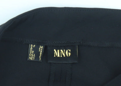 MNG Women's Black Flared Trousers UK 8