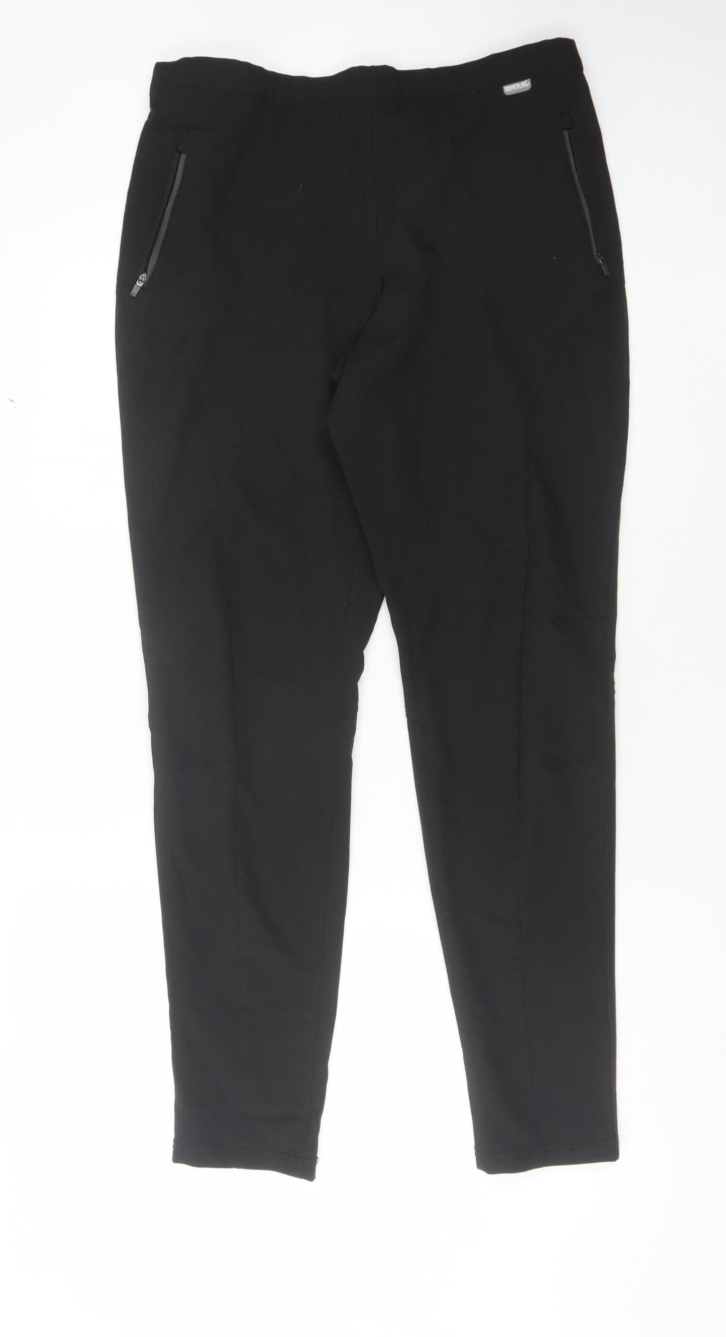 Regatta Women's Black Elastic Waist Trousers Size 14