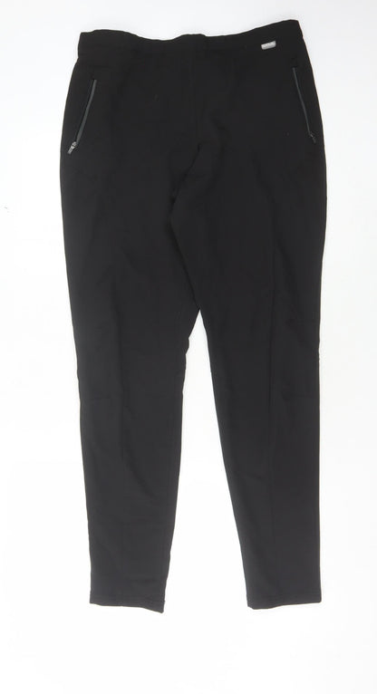 Regatta Women's Black Elastic Waist Trousers Size 14