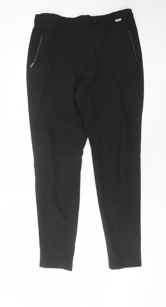Regatta Women's Black Elastic Waist Trousers Size 14