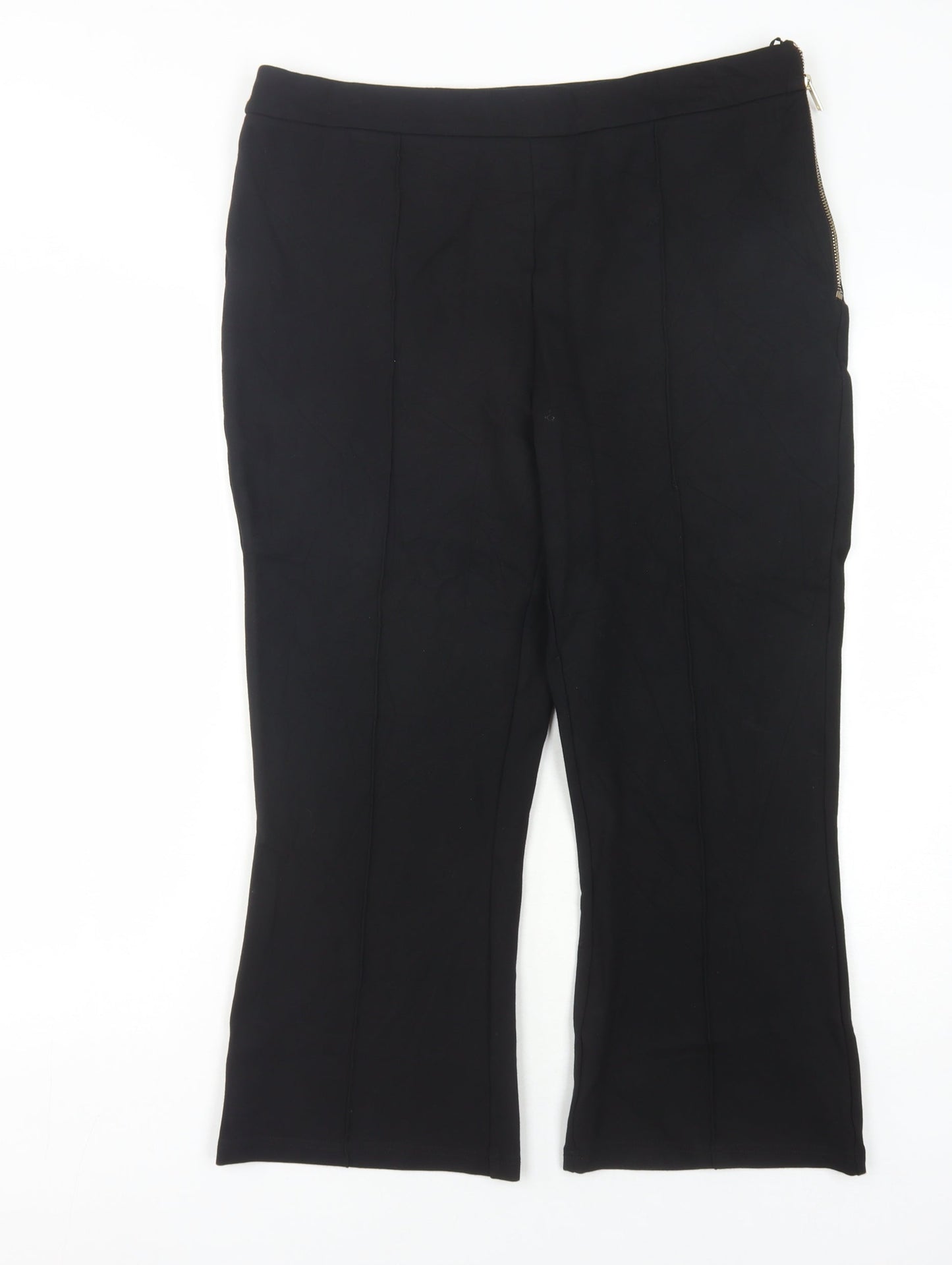 Mint Velvet Women's Black Trousers UK 16