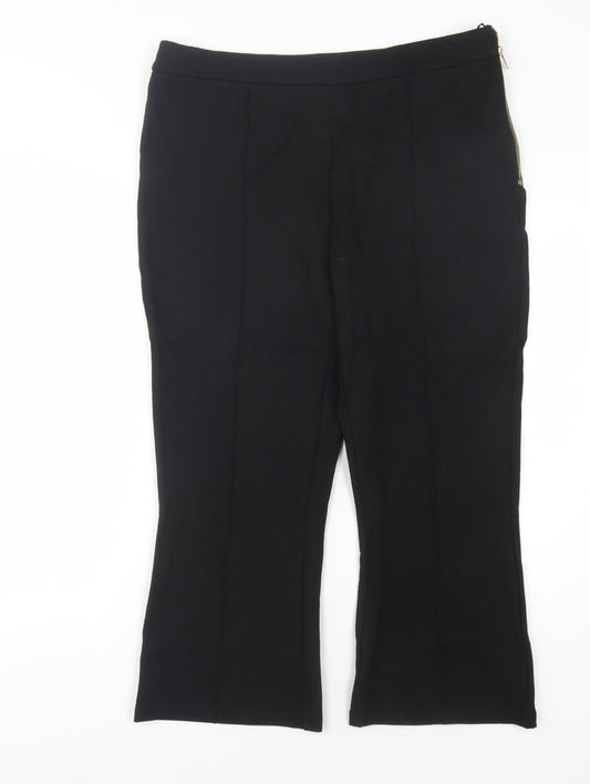 Mint Velvet Women's Black Trousers UK 16