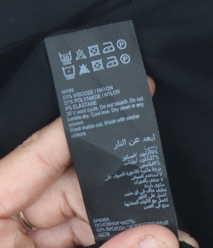 Mint Velvet Women's Black Trousers UK 16