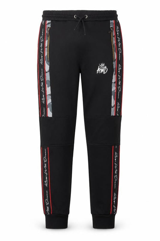 Kings With Dreams Boys Black Jogger Trousers 12-13 Years