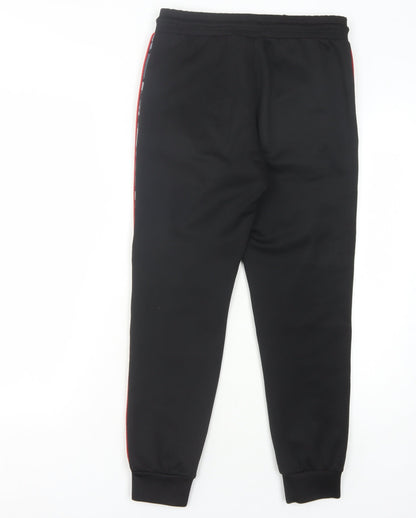 Kings With Dreams Boys Black Jogger Trousers 12-13 Years