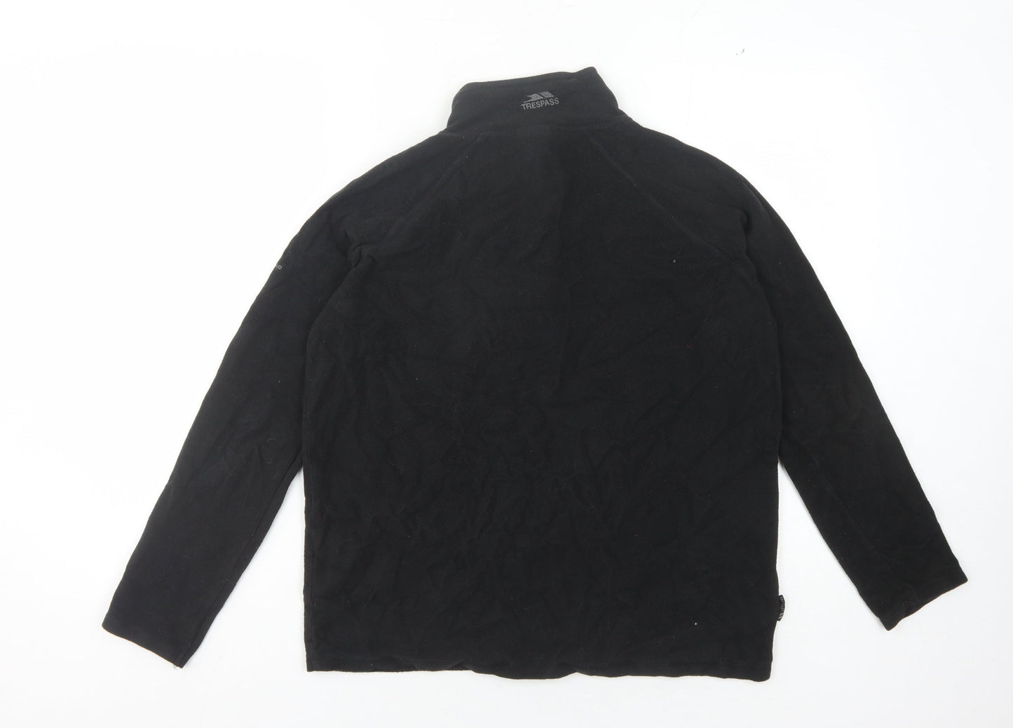 Trespass Men's Black Fleece 1/2 Zip Sweatshirt M