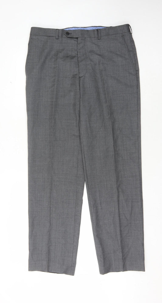 Marks and Spencer Men's Black Dress Pants 36/33