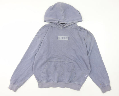 Nicce Unisex Adults Blue XS Pullover Hoodie