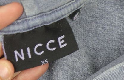 Nicce Unisex Adults Blue XS Pullover Hoodie
