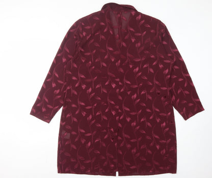 Womens UK Size 16 ELVI Multicoloured Kimono Blouse
