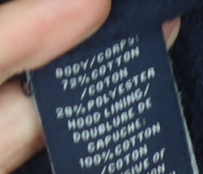 Abercrombie Unisex Blue Pullover Hoodie XL