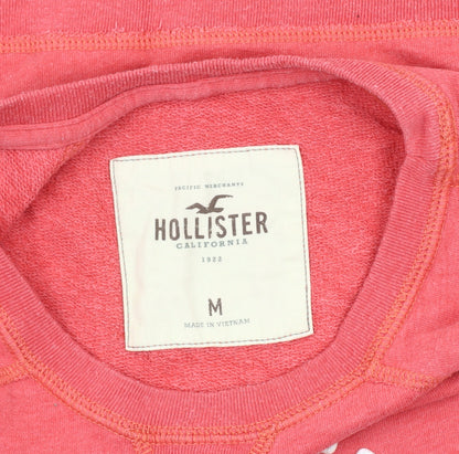 Hollister Women's Pink Pullover Sweatshirt M