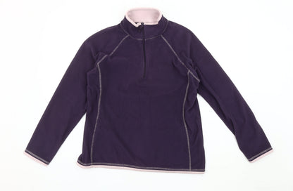 Womens UK Size 14 Mountain Warehouse Purple Pullover Sweatshirt