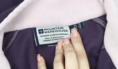 Womens UK Size 14 Mountain Warehouse Purple Pullover Sweatshirt