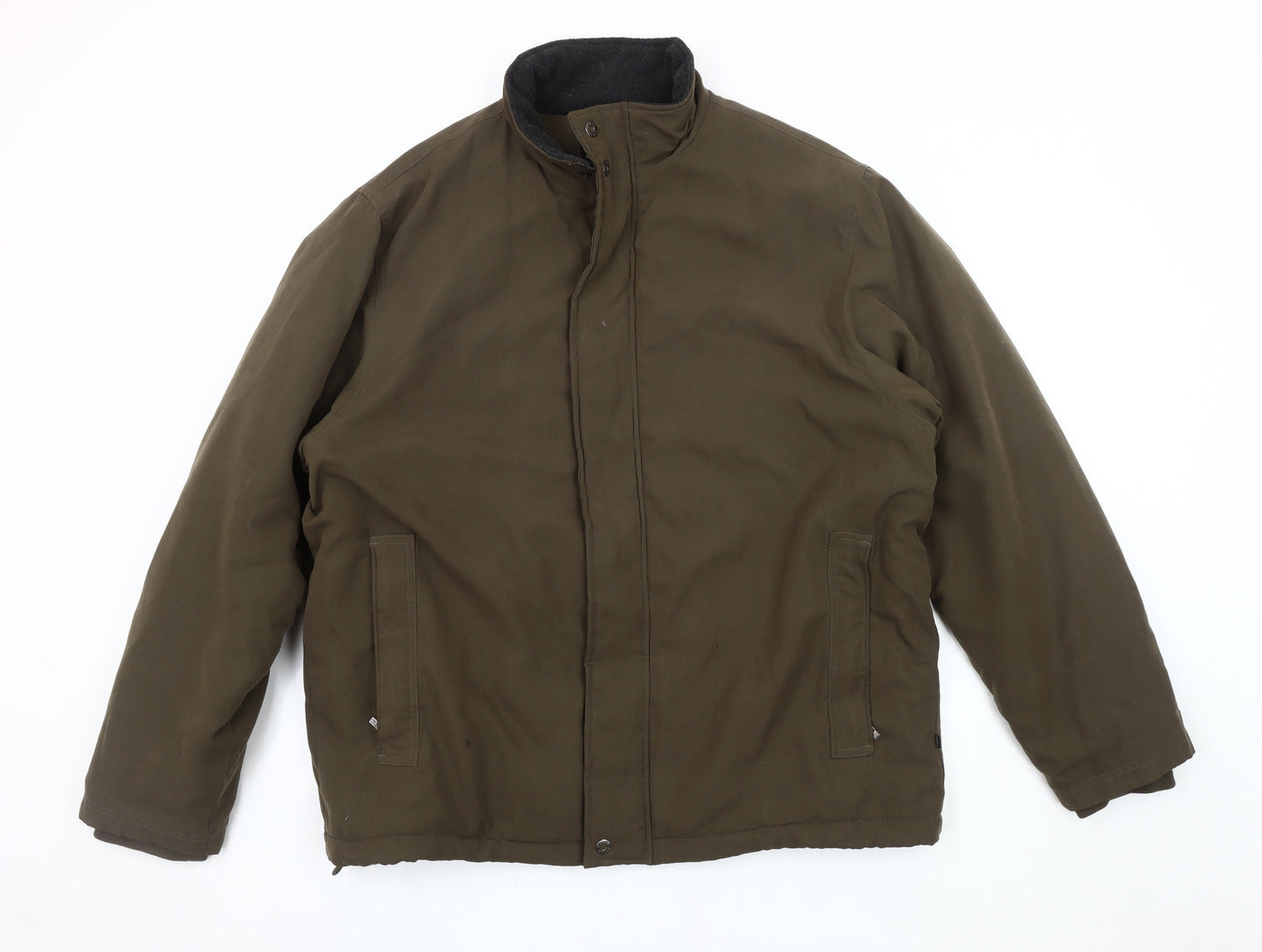 Mens UK Size L Farah Brown Basic Jacket