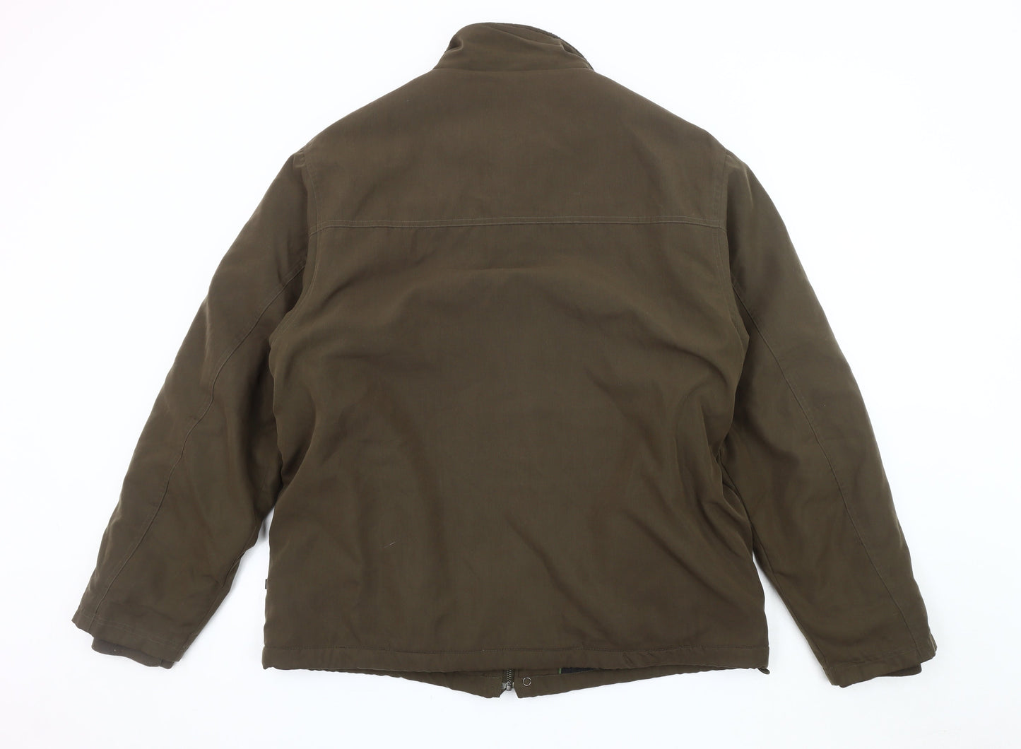 Mens UK Size L Farah Brown Basic Jacket