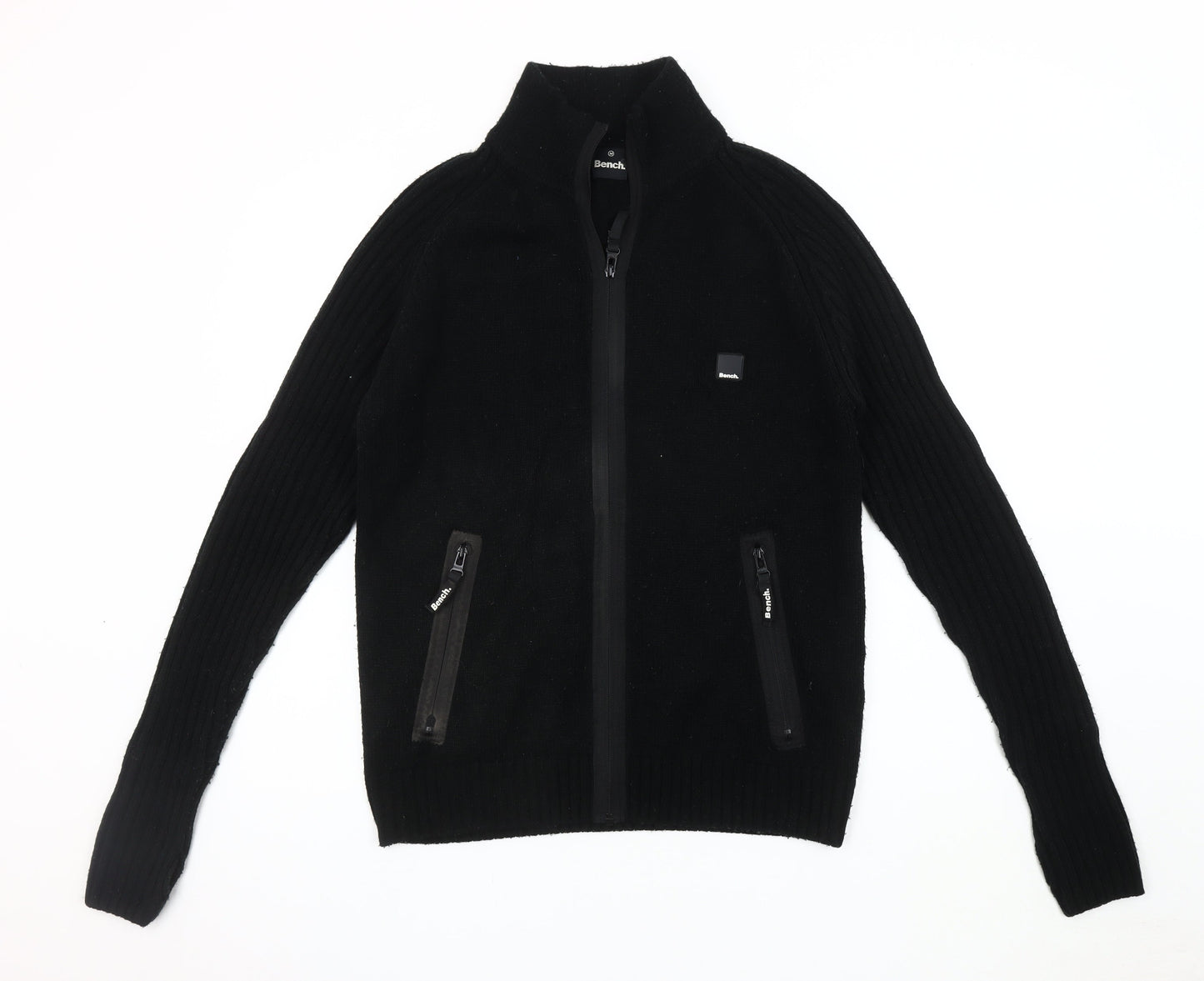 Mens UK Size M Bench Black Basic Jacket