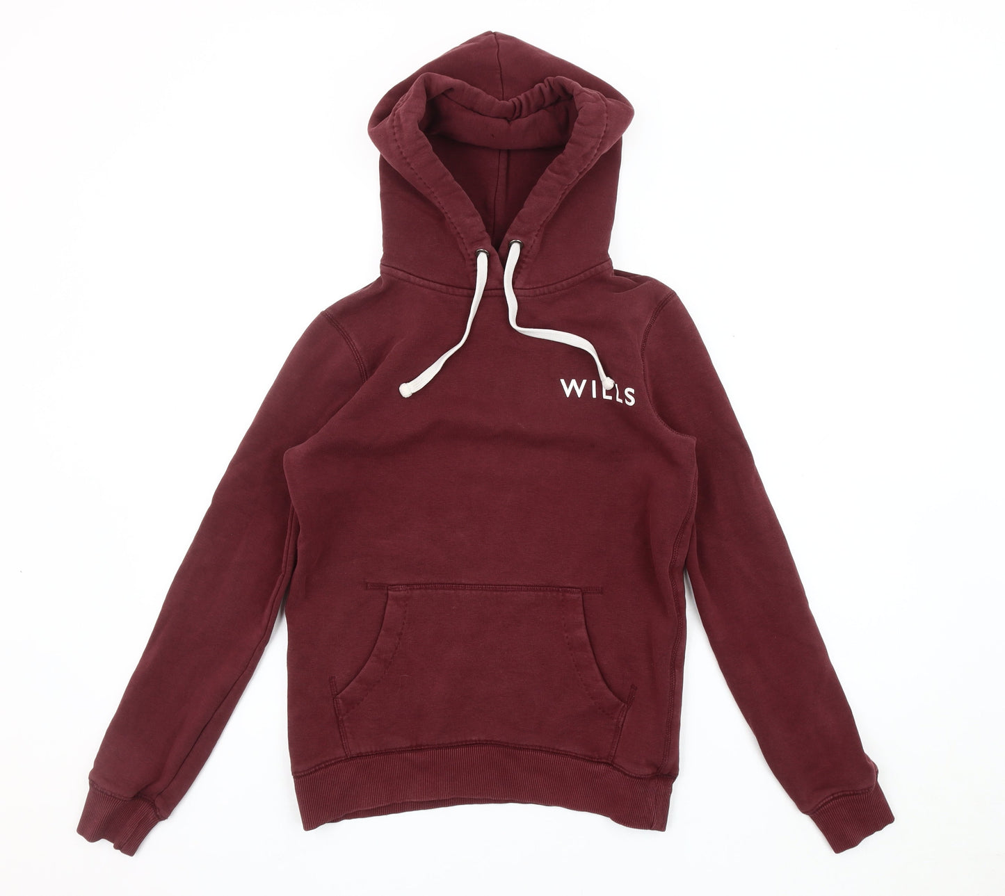 Womens UK Size S Jack Wills Red Pullover Hoodie