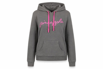 Pineapple Women's Grey Logo Hoodie M Cotton
