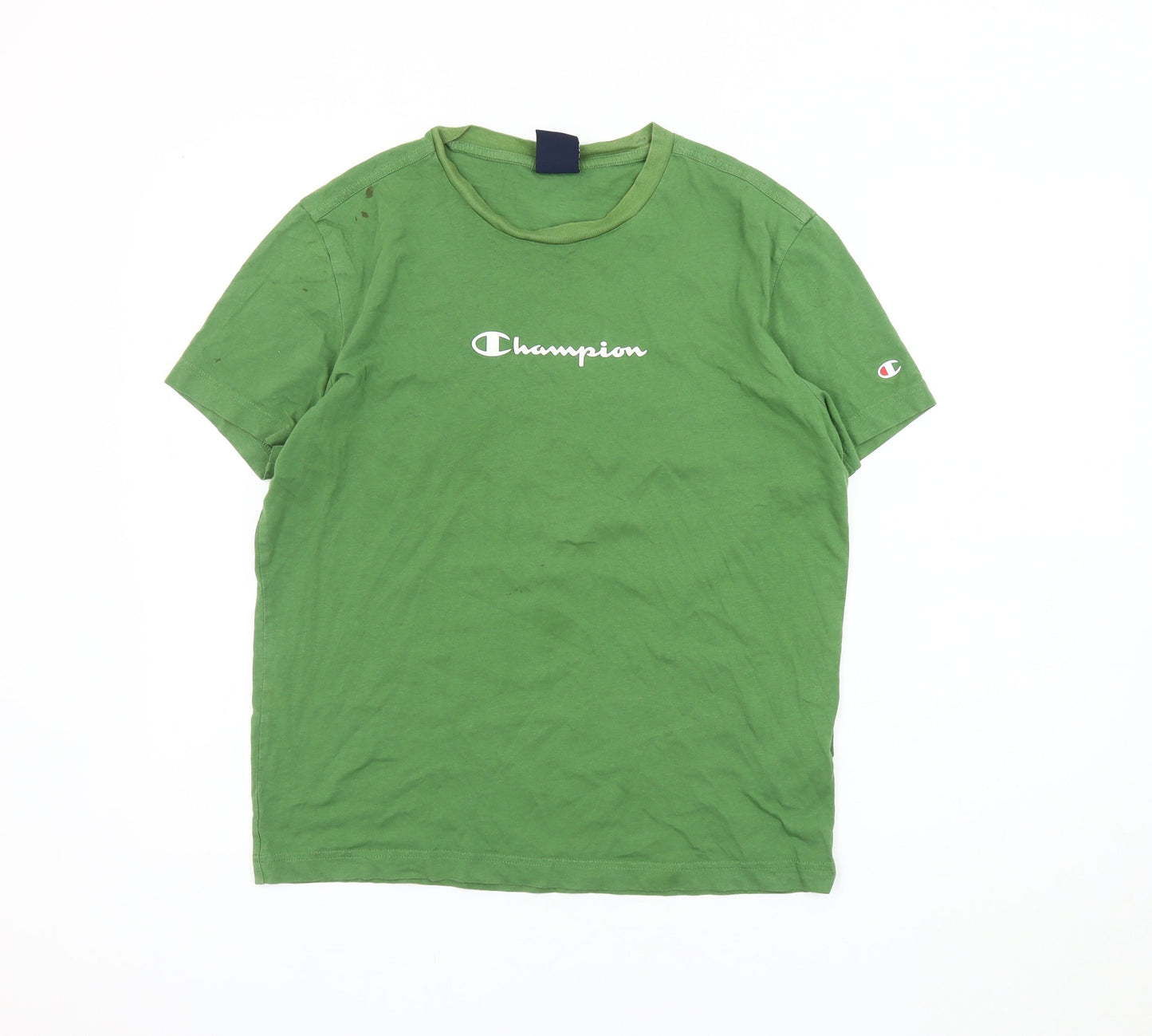Mens UK Size S Champion Green  T-Shirt