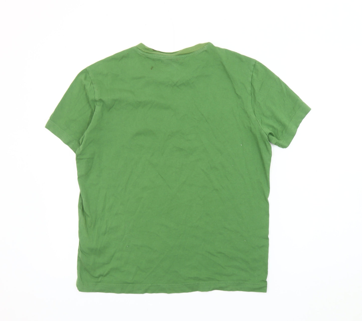 Mens UK Size S Champion Green  T-Shirt