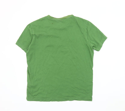 Mens UK Size S Champion Green  T-Shirt